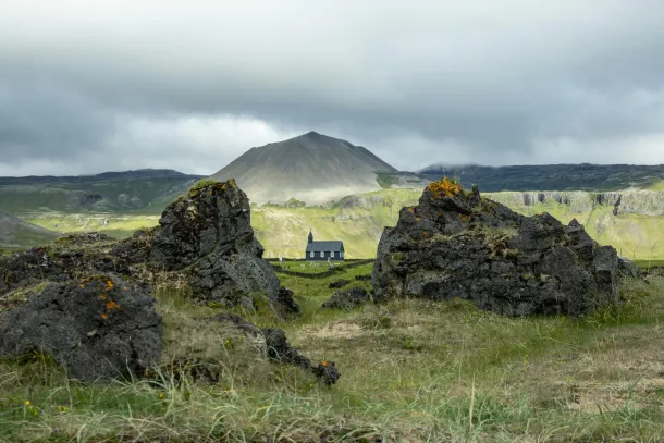Scenic picture from Snæfellsnæs Biosphere Reserve
